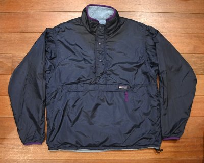 画像3: 1993年 Patagonia パタゴニア リバーシブル グリセード プルオーバー 雪なしタグ アメリカ製(LIGHT BLUE×NAVY/L)ビンテージ