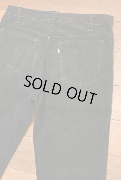 画像10: ’87 Levi's 519-1558 コーデュロイパンツ(BLACK/表記W33 実寸W32 L27.5)リーバイス 80sビンテージ ブラック (10)