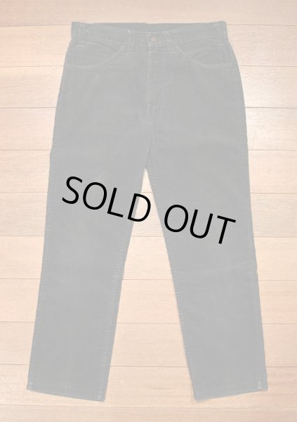 画像2: ’87 Levi's 519-1558 コーデュロイパンツ(BLACK/表記W33 実寸W32 L27.5)リーバイス 80sビンテージ ブラック (2)