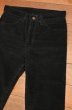 画像3: ’89 Levi's 519-1558 コーデュロイパンツ(BLACK/表記W30L30 実寸W30L30)リーバイス 80sビンテージ ブラック (3)