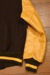 画像10: 70-80s Admiral Sportswear レザースリーブアワードジャケット スタジャン(Brown×Mastered/46)ビンテージ (10)