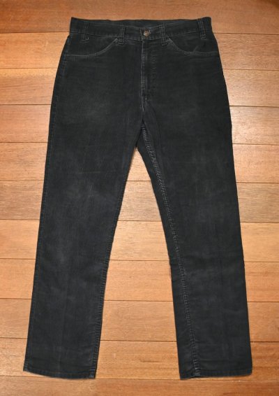 画像1: ’88 Levi's 519-1558 コーデュロイパンツ(BLACK/表記W33 実寸W33 L29.5)リーバイス 80sビンテージ ブラック