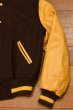 画像3: 70-80s Admiral Sportswear レザースリーブアワードジャケット スタジャン(Brown×Mastered/46)ビンテージ (3)
