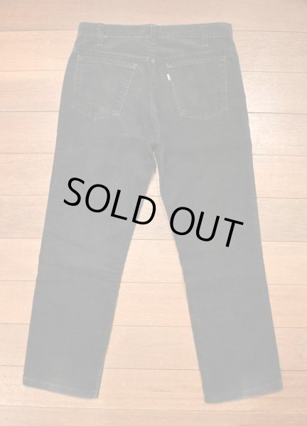 画像9: ’87 Levi's 519-1558 コーデュロイパンツ(BLACK/表記W33 実寸W32 L27.5)リーバイス 80sビンテージ ブラック (9)