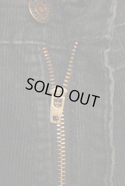 画像7: ’87 Levi's 519-1558 コーデュロイパンツ(BLACK/表記W33 実寸W32 L27.5)リーバイス 80sビンテージ ブラック (7)