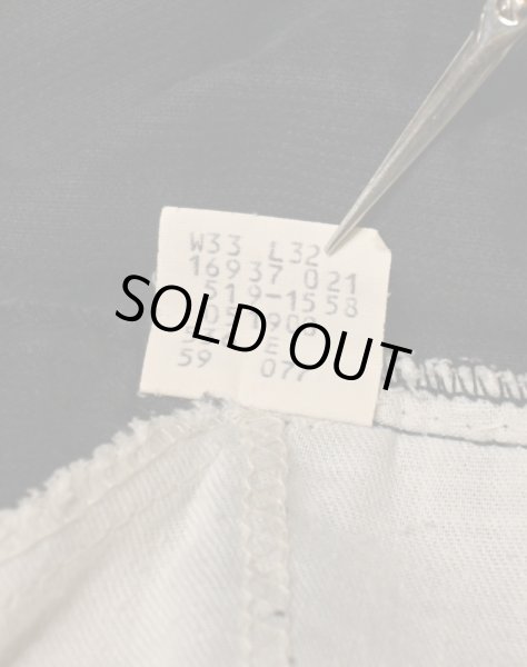 画像8: ’87 Levi's 519-1558 コーデュロイパンツ(BLACK/表記W33 実寸W32 L27.5)リーバイス 80sビンテージ ブラック (8)