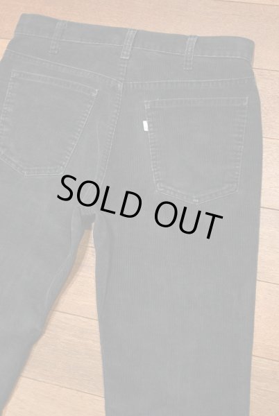 画像9: ’88 Levi's 519-1558 コーデュロイパンツ(BLACK/表記W33 実寸W33 L29.5)リーバイス 80sビンテージ ブラック (9)