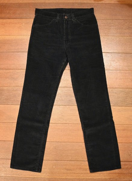 画像2: ’89 Levi's 519-1558 コーデュロイパンツ(BLACK/表記W30L30 実寸W30L30)リーバイス 80sビンテージ ブラック (2)