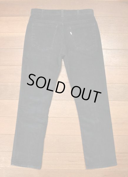画像8: ’88 Levi's 519-1558 コーデュロイパンツ(BLACK/表記W33 実寸W33 L29.5)リーバイス 80sビンテージ ブラック (8)