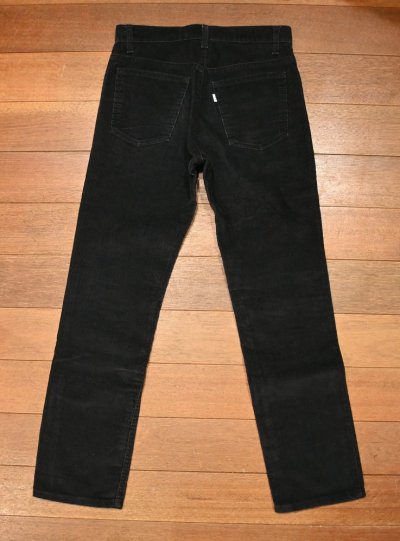 画像3: ’89 Levi's 519-1558 コーデュロイパンツ(BLACK/表記W30L30 実寸W30L30)リーバイス 80sビンテージ ブラック