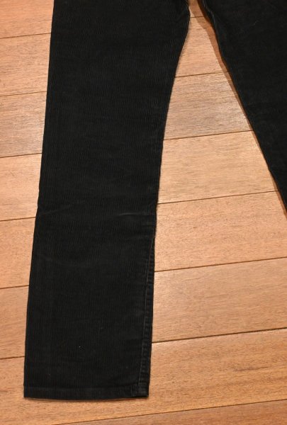 画像12: ’89 Levi's 519-1558 コーデュロイパンツ(BLACK/表記W30L30 実寸W30L30)リーバイス 80sビンテージ ブラック (12)