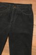 画像3: ’87 Levi's 519-1558 コーデュロイパンツ(BLACK/表記W33 実寸W32 L27.5)リーバイス 80sビンテージ ブラック (3)