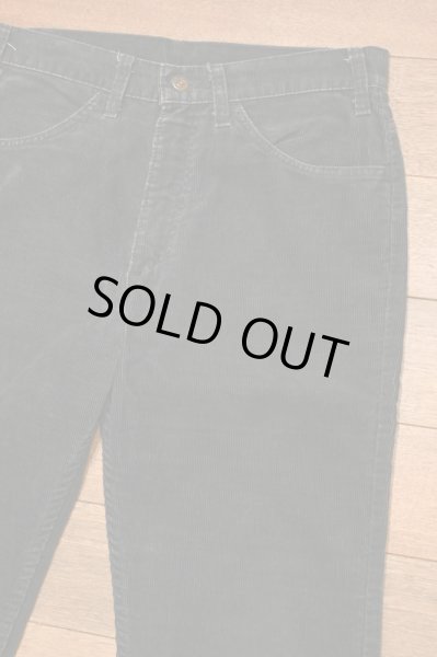 画像3: ’87 Levi's 519-1558 コーデュロイパンツ(BLACK/表記W33 実寸W32 L27.5)リーバイス 80sビンテージ ブラック (3)