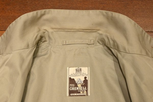画像7: 60s GRENFELL GOLFER JACKET グレンフェル ゴルファージャケット ドリズラー イングランド製(40)ビンテージ (7)