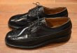 画像6: 80s DEADSTOCK MR.MARTI TO MEMPHIS FIRE DEPT ロングウィングチップ レザーシューズ(BLACK/8.5 M)箱入りデッドストック (6)