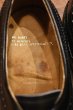 画像4: 80s DEADSTOCK MR.MARTI TO MEMPHIS FIRE DEPT ロングウィングチップ レザーシューズ(BLACK/8.5 M)箱入りデッドストック (4)