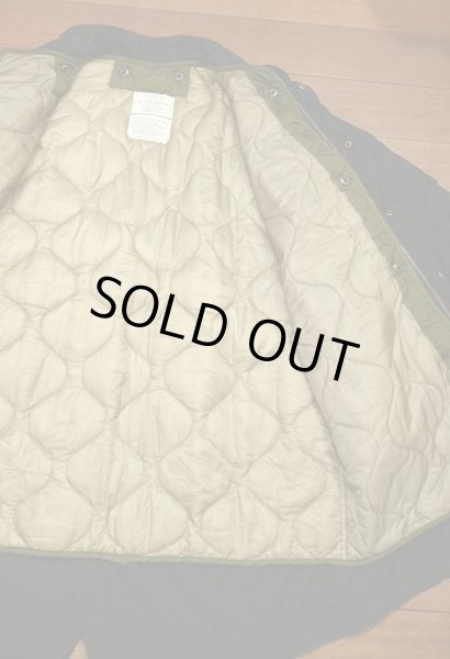 画像10: (後染めBLACK) US ARMY M65 フィッシュテイルパーカー モッズコート ライナーセット(M)美品ユーズド  (10)