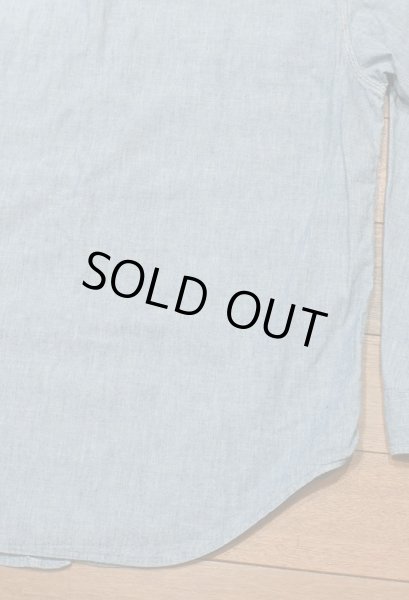 画像11: (クリックポスト185円も可) 60s Sears シャンブレーシャツ 猫目ボタン 美品 (Lくらい)ビンテージ (11)