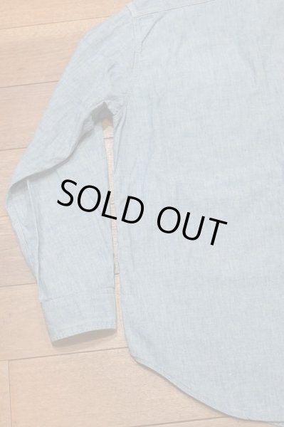 画像10: (クリックポスト185円も可) 60s Sears シャンブレーシャツ 猫目ボタン 美品 (Lくらい)ビンテージ (10)