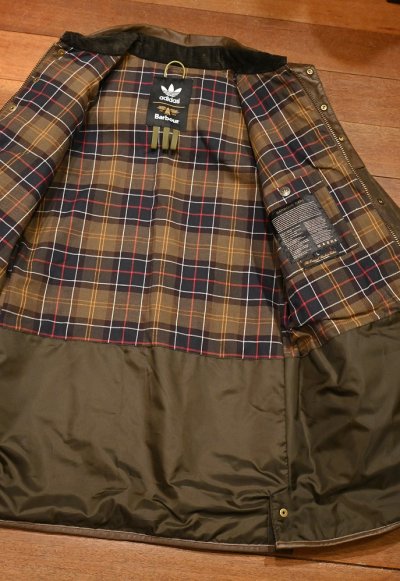 画像3: 未使用品 Barbour×adidas バブアー×アディダス Adiwick jacket (Brown/L) 海外限定