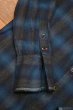 画像8: GREG LAUREN Blue Plaid Studio Shirts (3)グレッグローレンアメリカ製 (8)