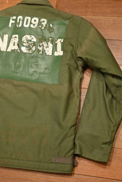 画像10: ’85年 U.S NAVY  A-2 デッキジャケット "NASNI"バックプリントあり【SMALL/34-36】ビンテージ美中古  (10)