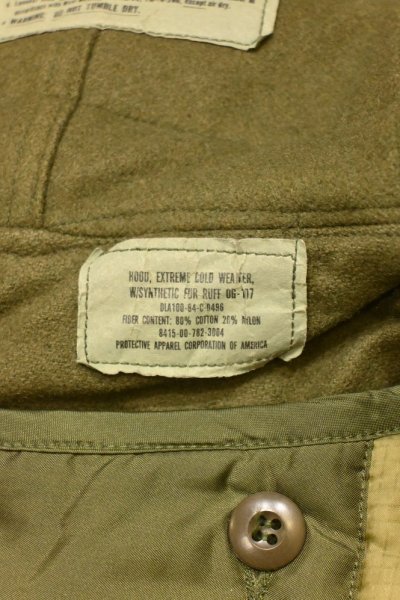 画像15: 美中古 Shell '78/Hood '84/Liner '83年 US ARMY M-65 PARKA モッズコート フルセット(S-REGULAR)ビンテージ M65パーカー (15)