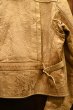 画像11: PoloRalphlauren ポロラルフローレン ディアスキン 鹿革 ダブル ライダースジャケット ビンテージ加工(BEIGE/L)ビンテージ 中古 (11)