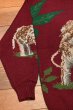 画像7: 80s Willis&Geiger ウィリス&ガイガー 象柄 ウールセーター(BURGUNDY/M)ビンテージ (7)