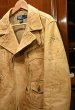 画像4: PoloRalphlauren ポロラルフローレン ディアスキン 鹿革 ダブル ライダースジャケット ビンテージ加工(BEIGE/L)ビンテージ 中古 (4)