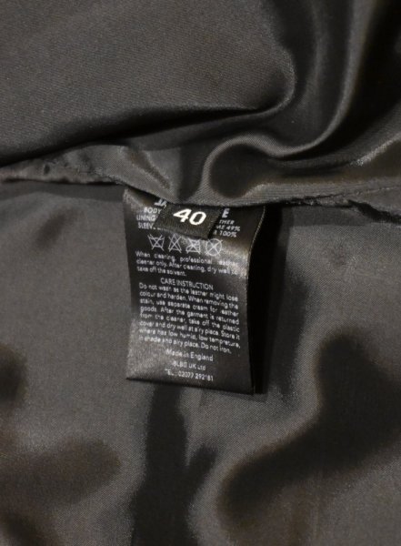 画像9: JAMES GROSE ジェームスグロース スウェード ライダースジャケット ダブル(Brown/40)イングランド製 中古 (9)