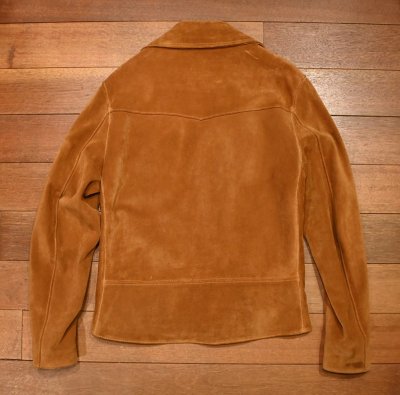 画像3: JAMES GROSE ジェームスグロース スウェード ライダースジャケット ダブル(Brown/40)イングランド製 中古