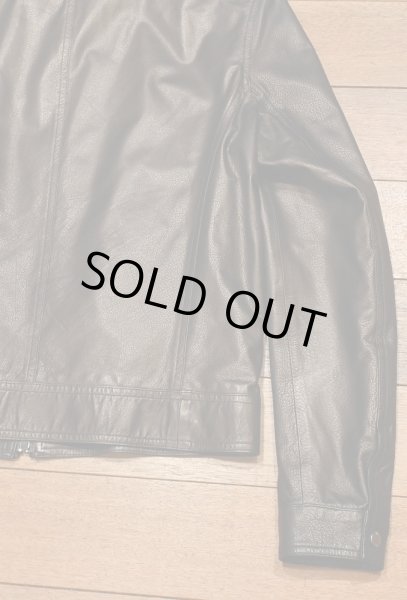 画像11: EMMETI(エンメティ) ラムスキン ライダースジャケット イタリア製(BLACK/50)羊革 美中古 (11)