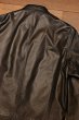 画像10: EMMETI(エンメティ) ラムスキン ライダースジャケット イタリア製(BLACK/50)羊革 美中古 (10)