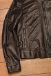 画像5: EMMETI(エンメティ) ラムスキン ライダースジャケット イタリア製(BLACK/50)羊革 美中古 (5)
