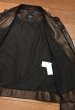 画像7: EMMETI(エンメティ) ラムスキン ライダースジャケット イタリア製(BLACK/50)羊革 美中古 (7)