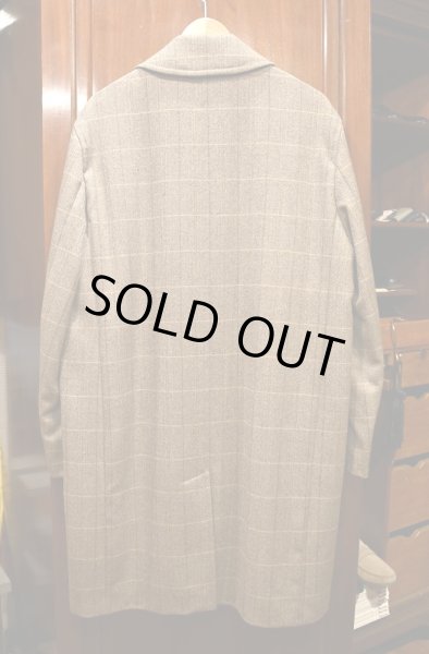 画像6: BROOKS BROTHERS LORO PIANA ヘリンボーン+ウインドウペイン コート イタリア製(Brown/38-Short) 美中古ブルックスブラザーズ ロロピアーナ  (6)