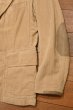 画像8: RRL RALPHLAUREN コーデュロイ テイラードジャケット レザーエルボーパッチ+ツギハギ(Beige/M)ダブルアールエルラルフローレン 中古 (8)