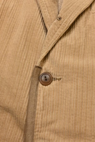 画像10: RRL RALPHLAUREN コーデュロイ テイラードジャケット レザーエルボーパッチ+ツギハギ(Beige/M)ダブルアールエルラルフローレン 中古 (10)