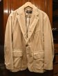 画像1: RRL RALPHLAUREN コーデュロイ テイラードジャケット レザーエルボーパッチ+ツギハギ(Beige/M)ダブルアールエルラルフローレン 中古 (1)