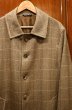 画像2: BROOKS BROTHERS LORO PIANA ヘリンボーン+ウインドウペイン コート イタリア製(Brown/38-Short) 美中古ブルックスブラザーズ ロロピアーナ  (2)