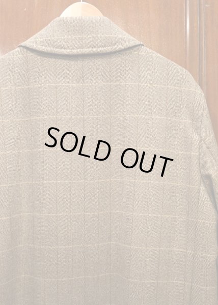 画像7: BROOKS BROTHERS LORO PIANA ヘリンボーン+ウインドウペイン コート イタリア製(Brown/38-Short) 美中古ブルックスブラザーズ ロロピアーナ  (7)