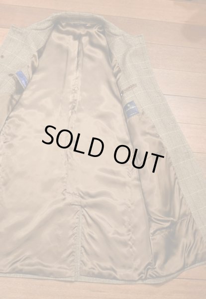 画像9: BROOKS BROTHERS LORO PIANA ヘリンボーン+ウインドウペイン コート イタリア製(Brown/38-Short) 美中古ブルックスブラザーズ ロロピアーナ  (9)