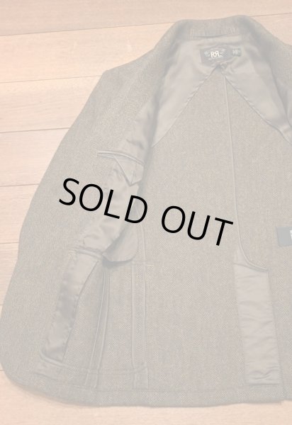 画像12: RRL RALPHLAUREN ヘリンボーンツイード テイラードジャケット(Brown/XS)ダブルアールエルラルフローレン 中古 (12)