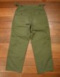 画像7: 50s U.S ARMY HBT UTILITY TROUSERS  ヘリンボーンツイル ベイカーパンツ ボタンフライ サイドアジャスターつき(実寸W32L28.5)ビンテージ中古 (7)