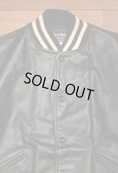 画像6: 80s BUTWIN バトウィン オールレザー アワードジャケット スタジャン アメリカ製(BLACK/40)ビンテージ (6)