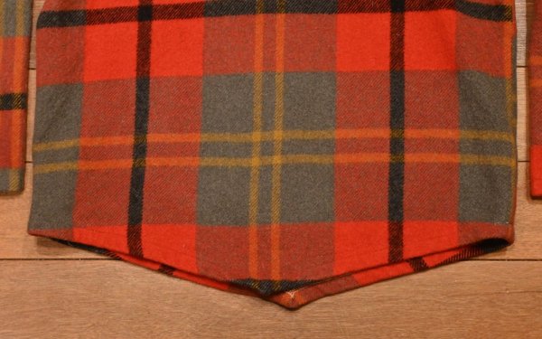 画像6: 60s WOOLRICH ウールリッチ ウールプレイド プルオーバーシャツ(M)中古 ビンテージ (6)