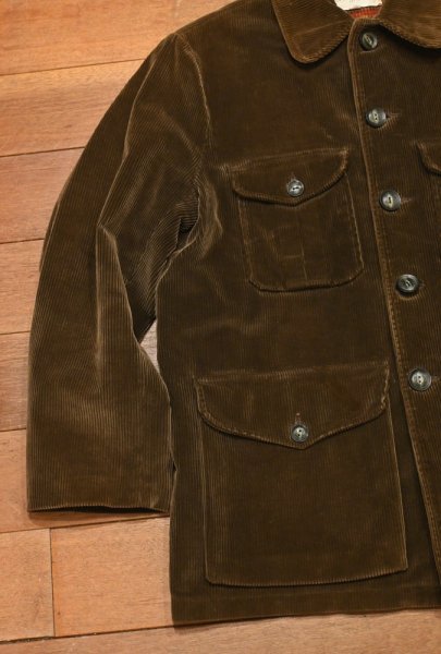 画像4: 〜70s WOOLRICH コーデュロイジャケット フィールドジャケット(Brown/40)中古 ビンテージ (4)