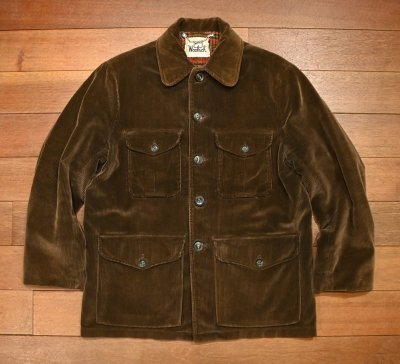 画像1: 〜70s WOOLRICH コーデュロイジャケット フィールドジャケット(Brown/40)中古 ビンテージ