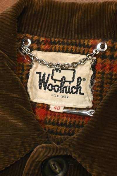 画像2: 〜70s WOOLRICH コーデュロイジャケット フィールドジャケット(Brown/40)中古 ビンテージ